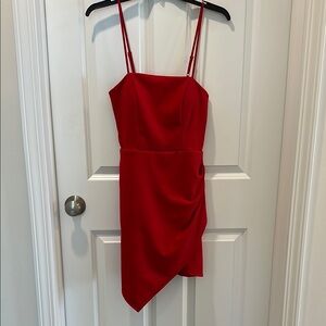 Elegant Red Women's Dress